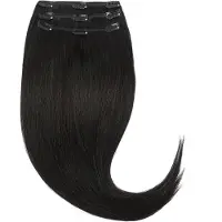 Rapunzel of sweden Classic Clip-ins Straight / Light Volume / 3 pieces 1.2 Black Brown 40 cm Hair extensions 52.5 g