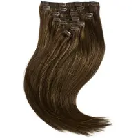 Rapunzel of sweden Classic Clip-ins Straight / Medium Volume / 7 pieces M2.3/5.0 Chocolate Mix 40 cm Hair extensions 100 g
