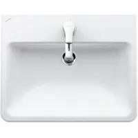 Laufen Pro S opbouwwastafel 56x44x17.3cm met kraangat met overloop met LCC wit