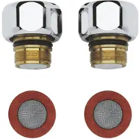 GROHE terugslagklep set - 2 stuks - Chroom - 47189000