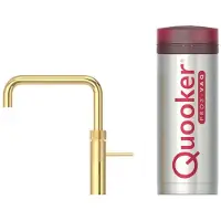 Quooker Fusion square goud met Pro3 reservoir