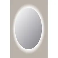 Sanicare Spiegel ovaal q-mirrors 70x100 cm pp geslepen led cold white zonder sensor