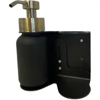 Wellmark Dispenser holder zwarte pomp 2 bottle BATHROOM 8720254397566