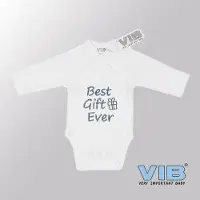 Van der Doelen Baby katoenen rompertje best gift ever 0 tot 3 maanden