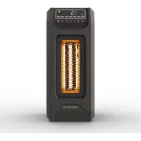 CoolHome IH22 Infrarood kachel - verwarming met ventilator - Elektrische kachel met afstandsbediening - 1500W - Zwart - Radiator ventilator
