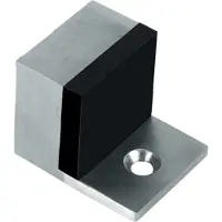 Artitec Deurstop vloermontage 32x32x40mm rvs mat