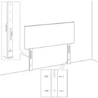 vidaXL Bedframe zonder matras 200x200 cm fluweel zwart