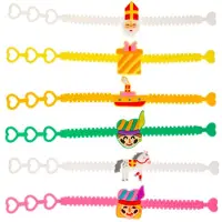 Duckiez Lg-imports armbandjes sinterklaas, set van 12st.