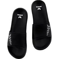 Erima Erilette Badslippers Zwart - Grijs - Wit 36
