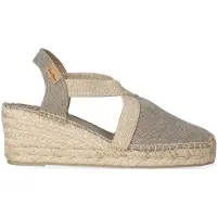 Toni pons Espadrilles Dames Terra-V Grijs Canvas Size 41