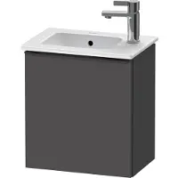 Duravit Fonteinkast d-neo wand 410x274x440 mm links mat grafiet