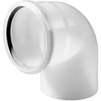 Ubbink Rolux rookgasafvoer bocht PP80 87deg