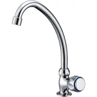 Plieger Solid toiletkraan met draaibare uitloop chroom