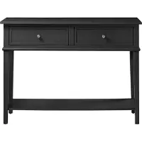 Dorel Home Franklin – Consoletafel – 2-laden – Zwart MDF