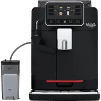 Gaggia Cadorna Milk, espressomachine, 1,5 liter, geschikt voor koffiebonen en gemalen koffie, ingebouwde molen, 1900 W, zwart