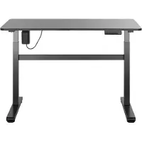 VDD Gaming Bureau – In hoogte Verstelbaar – max. 60 kg – 118 x 58 x 118 cm – Zwart