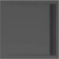 Xenz Easy-Tray douchebak 80x80x5cm zwart mat