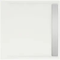 Xenz Easy-Tray douchebak 100x100x5cm edelweis