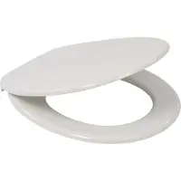 Plieger Royal Toiletbril - Universele vorm WC Bril - Duroplast - Wit - Met Deksel - RVS Bevestiging
