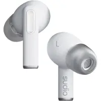 Sudio A1 Pro, True Wireless Stereo (TWS), geschikt voor bellen, muziek, sport en vrijetijd, 36,3 g, Oordopjes met microfoon, wit