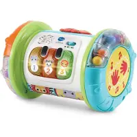Vtech Baby 3-in-1 Kruiprol - Educatief Speelgoed - Activiteitenroller met Lichts- en Geluidseffecten - Baby Speelgoed