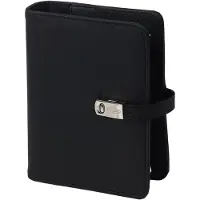 Kalpa Pocket organizer met weekagenda nerf zwart (1 week per 2 pagina's) 4-talig