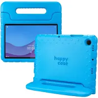 HappyCase Kinder Tablethoes Geschikt voor Lenovo Tab M10 HD Gen 2 | Kindvriendelijke Hoes | Beschemhoes | Kinderhoes | met Handvat en Standaard | Blauw