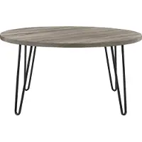 Dorel Home Owen-Eindtafel - Grijs Eikenlook