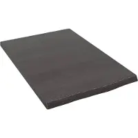 vidaXL Wastafelblad 40x60x2 cm behandeld massief hout donkerbruin
