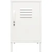 Dorel Home Mission-District-Eindtafel - 1-Deur - Wit Metaal