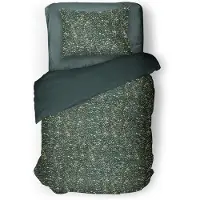 Eleganzzz Dekbedovertrek Foil Velvet - green 140x200/220cm