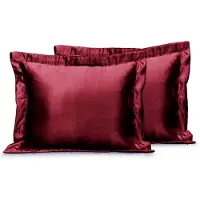 Eleganzzz Beauty Skin Care Kapselsloop - bordeaux 60x70cm - Set van 2