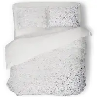 Eleganzzz Dekbedovertrek Foil Velvet - white 240x200/220cm