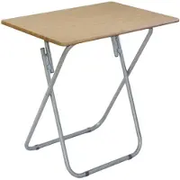 Concorde Bijzettafel - MDF hout - metaal - inklapbaar - L50 x B70 x H93 cm - Bijzettafels