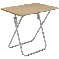 Concorde Bijzettafel - MDF hout - metaal - inklapbaar - L55 x B73 x H87 cm - Bijzettafels