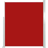 The Living Store De Living Store zonnescherm, model Seitenmarkise, afmetingen 160x300 cm, kleur rood