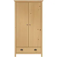 The Living Store Hill Linnenkast - 89 x 50 x 170 cm - Massief grenenhout