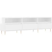 The Living Store TV-meubel Tv-kast - 150 x 30 x 44.5 cm - Hoogglans wit