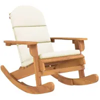 The Living Store - Adirondack Schommelstoel - Massief Acaciahout - 75 x 105 x 90 cm - Comfortabele zitervaring