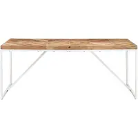 The Living Store De Living Store eettafel, 180x90x76 cm, gemaakt van massief acacia- en mangohout