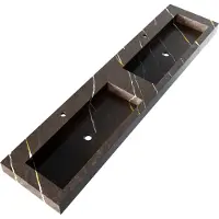 Topa Wastafel Topa Artificial Marble 200 Copper Brown (2 krgt.)