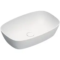 Catalano Alvea Opzetwastafel 60x40cm - Mat Wit - Keramiek - 8058647591193 - Rechthoekig - Wastafels, Opzetwastafels