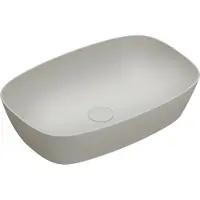 Catalano Alvea Opzetwastafel 60x40cm - Mat Cemento - Keramiek - 8058647591216 - Rechthoekig - Wastafels, Opzetwastafels