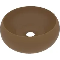 The Living Store Wastafel 400x150mm Matcrème keramiek