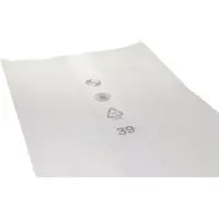 Deiss Plastic zak 950 l LD-PE transparant 60 µm B900/600xL1800mm, Afvalzak, Transparant