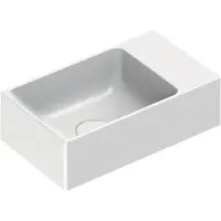 Catalano Premium Fontein 40x23cm Keramiek - Zonder Kraangat - Mat Wit - 8055348938821 - Rechthoekig - Wastafels, Fonteinen, Opzetfonteinen