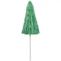The Living Store Hawaï Parasol Groen - 215 cm hoogte - 240 cm booglengte - UV-bestendig