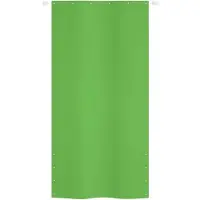 The Living Store Living Store Balkonbescherming, lichtgroen, 120x240 cm, gemaakt van Oxford-stof