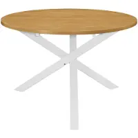 The Living Store De Living Store eettafel, wit, 120x75 cm, MDF
