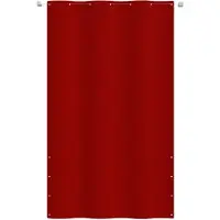The Living Store Living Store Balkonbescherming, rood, 140x240 cm, gemaakt van Oxford-stof